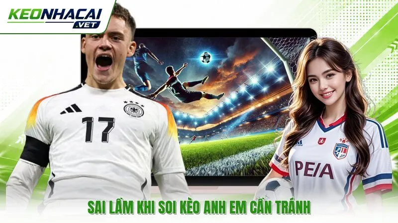 Sai lầm khi soi kèo anh em cần tránh